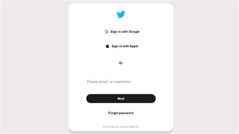 twitter official log in.